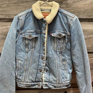 Levi Jean jacket with Sherpa